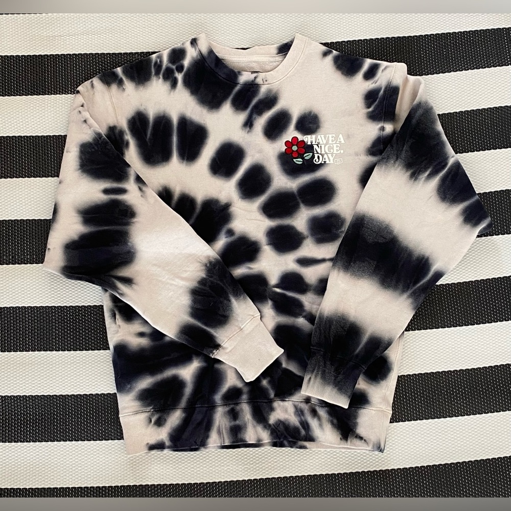 NiceKicks  Have A Nice Day Tie Dye Crewneck Sweatshirt Men’s sz M